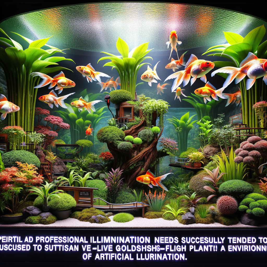 Indoor gardening setup demonstrating meticulous goldfish plants care under artificial light, showcasing successful nurturing and growing of vibrant goldfish plants indoors, emphasizing their light requirements.